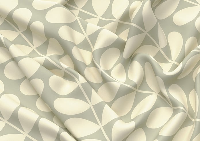 Orla Kiely Solid Stem, Pebble - Twist&Fit Roman Blind - Image 4